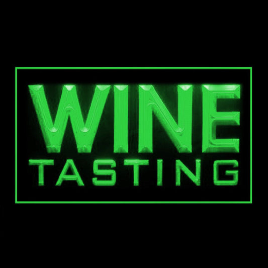 170232 Wine Tasting Shop Store Bar Home Decor Open Display illuminated Night Light Neon Sign 16 Color By Remote