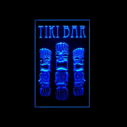 170233 Tiki Bar Happy Hours Beer Home Decor Open Display illuminated Night Light Neon Sign 16 Color By Remote