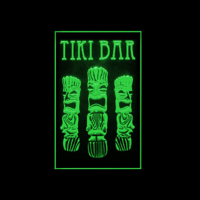 170233 Tiki Bar Happy Hours Beer Home Decor Open Display illuminated Night Light Neon Sign 16 Color By Remote