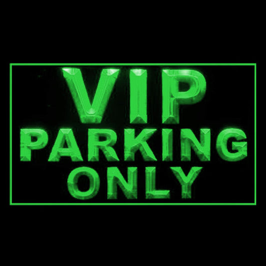 170240 VIP Parking Only Bar Beer Home Decor Open Display illuminated Night Light Neon Sign 16 Color By Remote