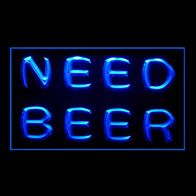 170245 Need Beer Bar Home Decor Open Display illuminated Night Light Neon Sign 16 Color By Remote