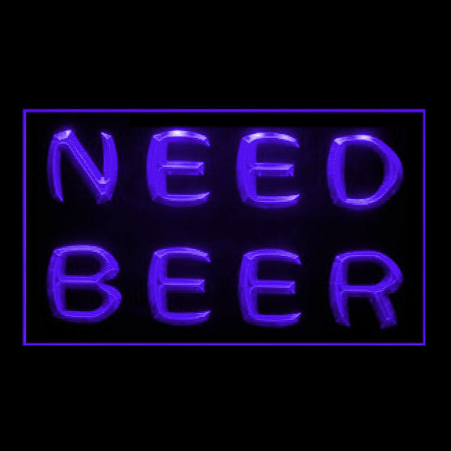 170245 Need Beer Bar Home Decor Open Display illuminated Night Light Neon Sign 16 Color By Remote