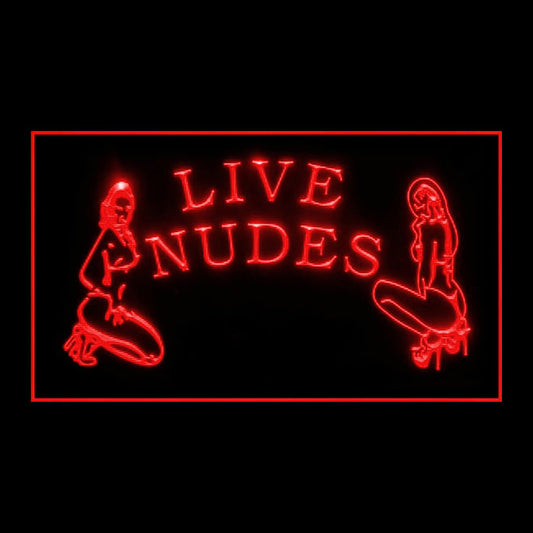 180003 Live Nude Girl Dancing Club Adult Store Shop Home Decor Open Display illuminated Night Light Neon Sign 16 Color By Remote