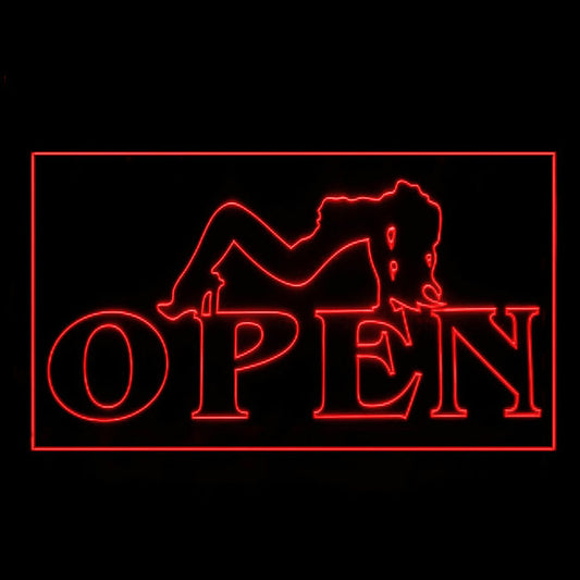 180005 Live Nude Girl Dancing Club Adult Store Shop Home Decor Open Display illuminated Night Light Neon Sign 16 Color By Remote