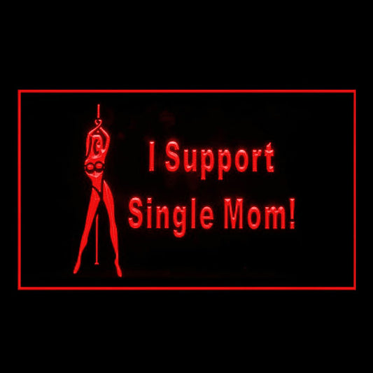 180009 Sex Open Girl Support Moms Pole Sexual Home Decor Open Display illuminated Night Light Neon Sign 16 Color By Remote