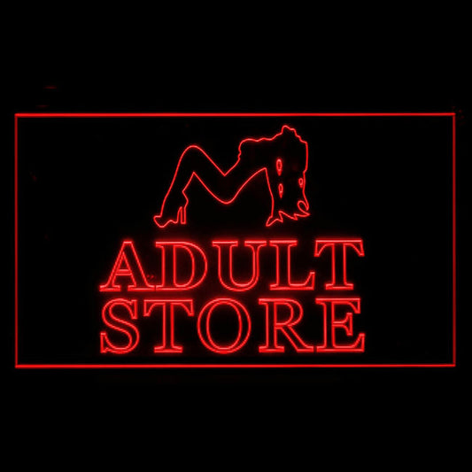 180017 Adult Store Sexy Toys XXX DVD Shop Home Decor Open Display illuminated Night Light Neon Sign 16 Color By Remote