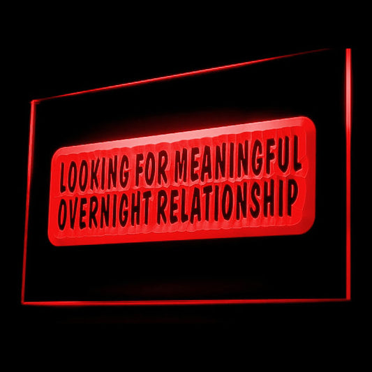 180032 Looking for Overnight Relationship Adult Shop Home Decor Open Display illuminated Night Light Neon Sign 16 Color By Remote