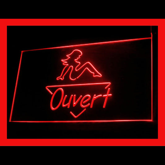 180035 French Open Ouvert Sexy Dancing Club Adult Shop Home Decor Open Display illuminated Night Light Neon Sign 16 Color By Remote