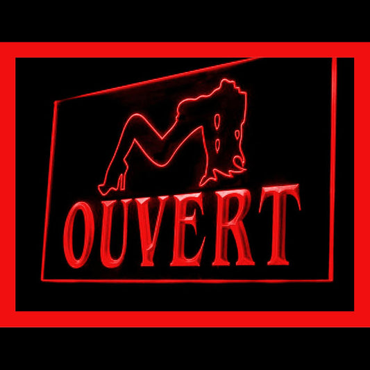 180036 French Open Ouvert Sexy Dancing Club Adult Shop Home Decor Open Display illuminated Night Light Neon Sign 16 Color By Remote