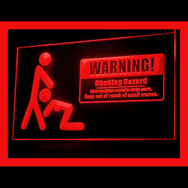 180042 Warning Choking Adult Store Shop Home Decor Open Display illuminated Night Light Neon Sign 16 Color By Remote