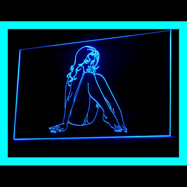 180046 Sexy Nude Girl Adult Store Shop Home Decor Open Display illuminated Night Light Neon Sign 16 Color By Remote