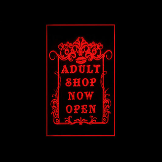 180085 Adult Shop Now Open Store Home Decor Home Decor Open Display illuminated Night Light Neon Sign 16 Color By Remote
