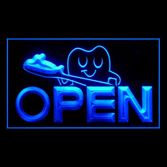 190002 Dentist Teeth Health Care Home Decor Open Display illuminated Night Light Neon Sign 16 Color By Remote