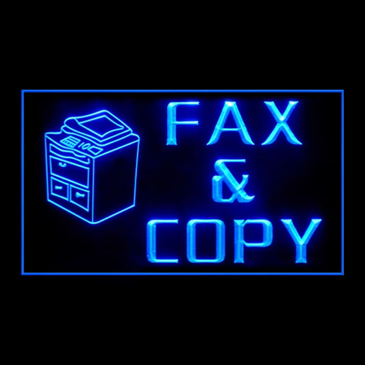 190009 Fax Copy Store Shop Center Home Decor Open Display illuminated Night Light Neon Sign 16 Color By Remote