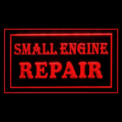190012 Small Engine Repair Auto Vehicle Shop Home Decor Open Display illuminated Night Light Neon Sign 16 Color By Remote