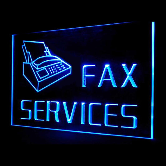 190015 Fax Copy Store Shop Center Home Decor Open Display illuminated Night Light Neon Sign 16 Color By Remote