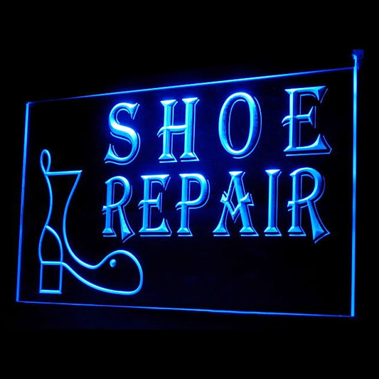 190025 Shoe Repair Store Shop Home Decor Open Display illuminated Night Light Neon Sign 16 Color By Remote