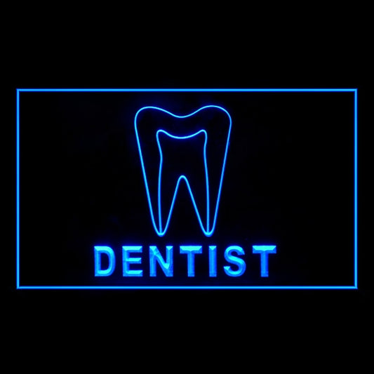 190026 Dentist Teeth Health Care Home Decor Open Display illuminated Night Light Neon Sign 16 Color By Remote