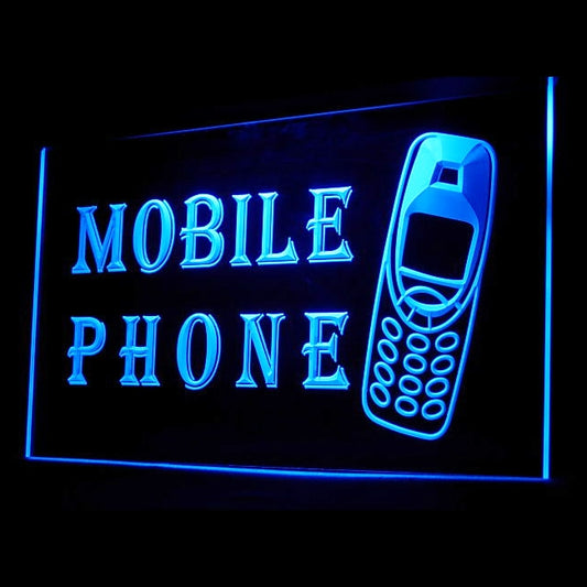 190028 Mobile Phone Repair Telecom Shop Home Decor Open Display illuminated Night Light Neon Sign 16 Color By Remote