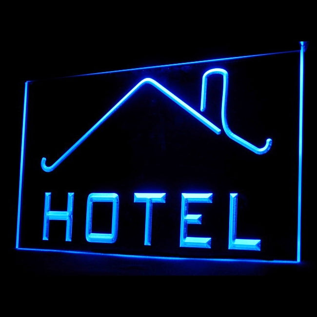 190030 HOTEL Home Decor Open Display illuminated Night Light Neon Sign 16 Color By Remote