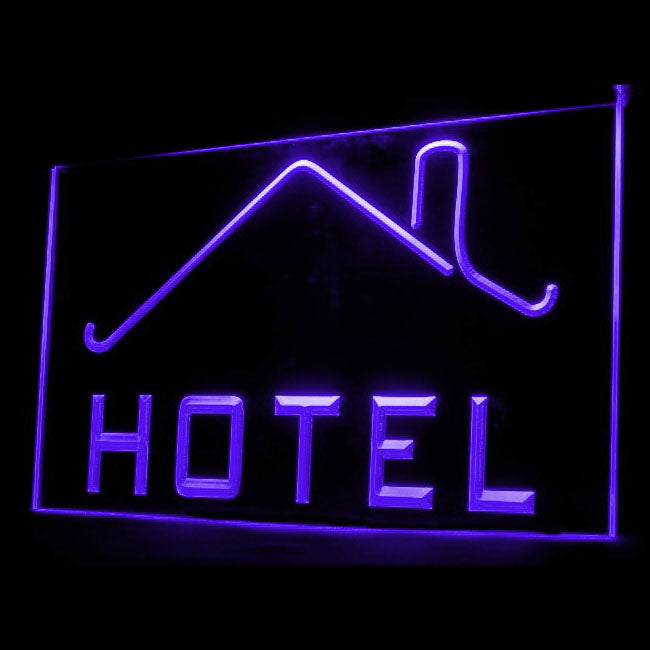 190030 HOTEL Home Decor Open Display illuminated Night Light Neon Sign 16 Color By Remote