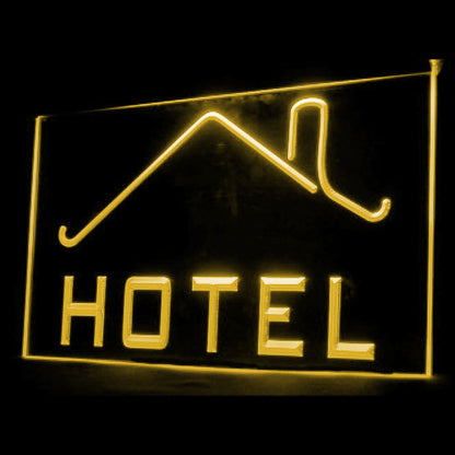 190030 HOTEL Home Decor Open Display illuminated Night Light Neon Sign 16 Color By Remote