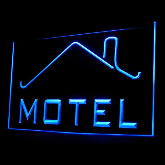 190031 MOTEL Home Decor Open Display illuminated Night Light Neon Sign 16 Color By Remote