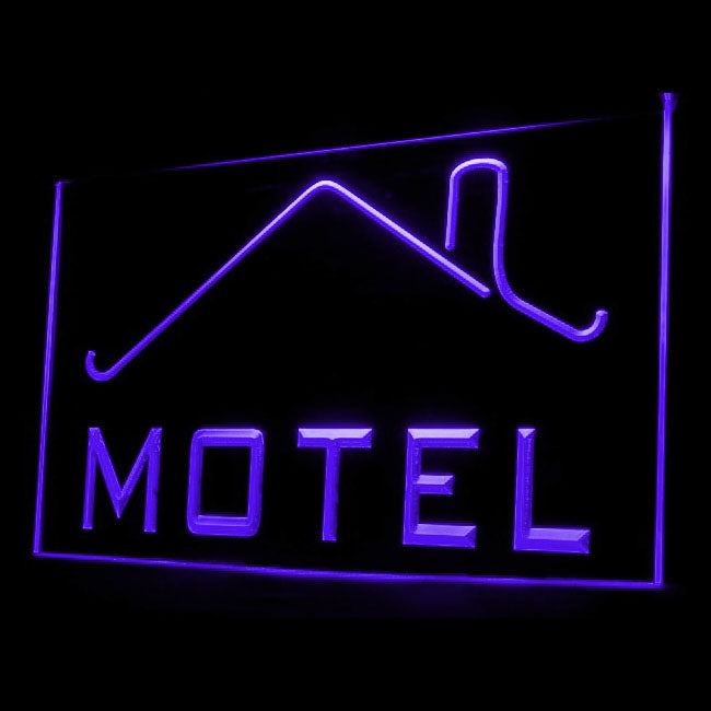 190031 MOTEL Home Decor Open Display illuminated Night Light Neon Sign 16 Color By Remote