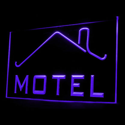190031 MOTEL Home Decor Open Display illuminated Night Light Neon Sign 16 Color By Remote