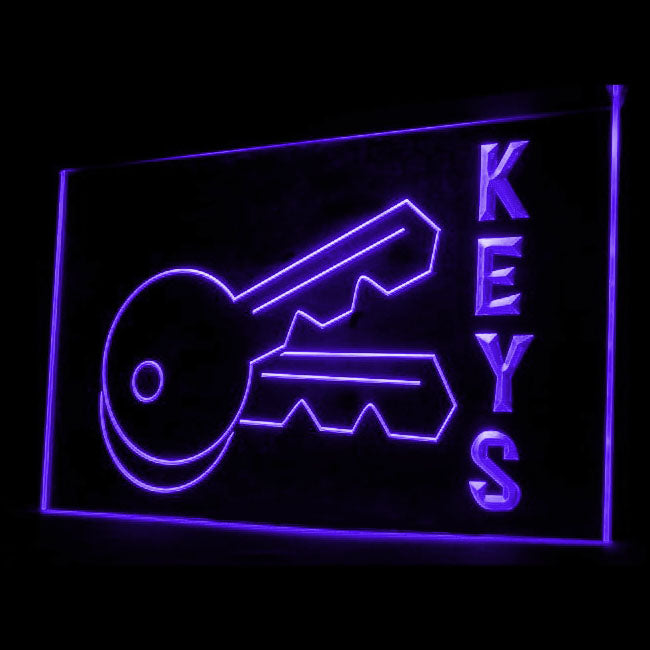 190032 Keys Locksmiths Tool Shop Home Decor Open Display illuminated Night Light Neon Sign 16 Color By Remote