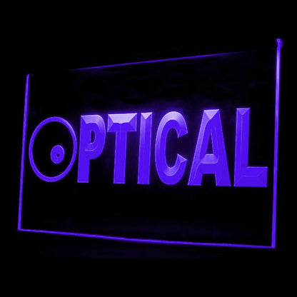 190035 Optical Glasses Shop Store Home Decor Open Display illuminated Night Light Neon Sign 16 Color By Remote