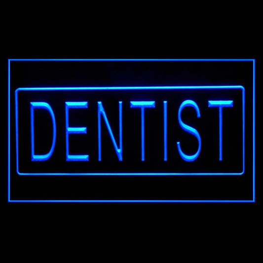 190044 Dentist Clinic Best Caring Medical Shop Home Decor Open Display illuminated Night Light Neon Sign 16 Color By Remote