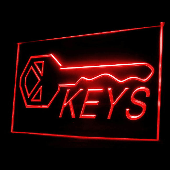 190045 Keys Locksmiths Tool Shop Home Decor Open Display illuminated Night Light Neon Sign 16 Color By Remote