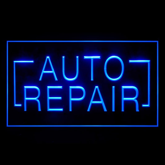 190049 Auto Repair Vehicle Shop Home Decor Open Display illuminated Night Light Neon Sign 16 Color By Remotes