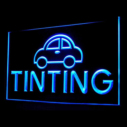190051 Tinting Auto Vehicle Shop Store Home Decor Open Display illuminated Night Light Neon Sign 16 Color By Remotes