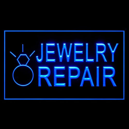 190053 Jewelry Repair Shop Trusted Cleaning Expert Home Decor Open Display illuminated Night Light Neon Sign 16 Color By Remote