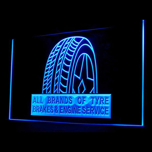 190071 Type Brakes Engine Services Vehicle Shop Home Decor Open Display illuminated Night Light Neon Sign 16 Color By Remotes