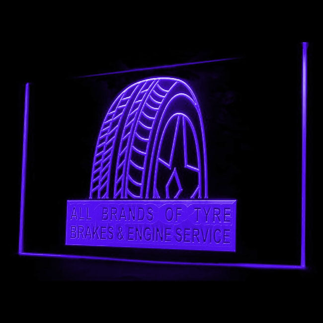 190071 Type Brakes Engine Services Vehicle Shop Home Decor Open Display illuminated Night Light Neon Sign 16 Color By Remotes