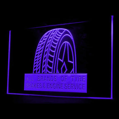 190071 Type Brakes Engine Services Vehicle Shop Home Decor Open Display illuminated Night Light Neon Sign 16 Color By Remotes