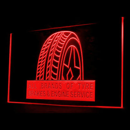190071 Type Brakes Engine Services Vehicle Shop Home Decor Open Display illuminated Night Light Neon Sign 16 Color By Remotes