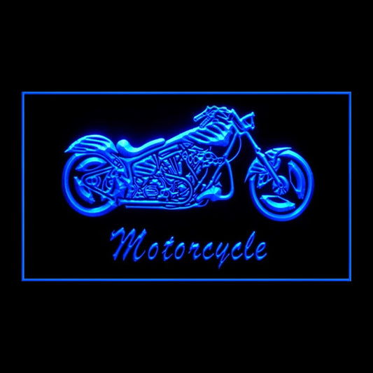 190072 Motorcycle Bike Auto Vehicle Shop Home Decor Open Display illuminated Night Light Neon Sign 16 Color By Remotes