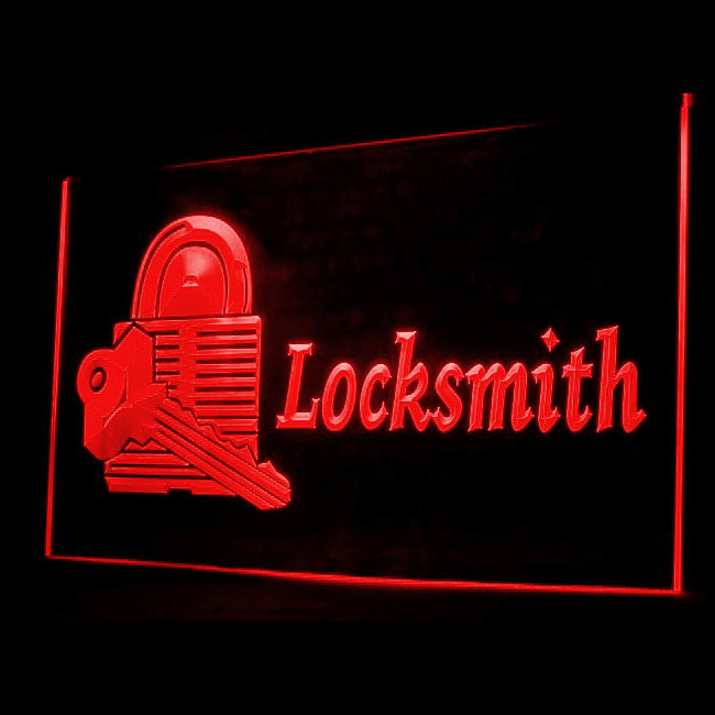 190075 Locksmith Keys Tool Shop Home Decor Open Display illuminated Night Light Neon Sign 16 Color By Remote