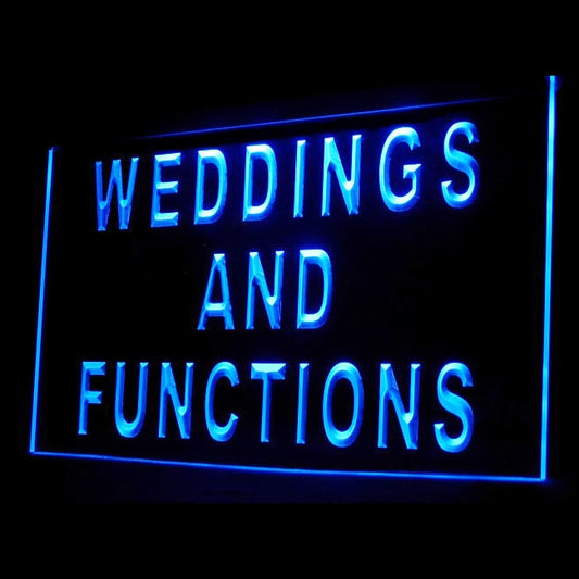 190078 Weddings & Functions Shop Home Decor Open Display illuminated Night Light Neon Sign 16 Color By Remote