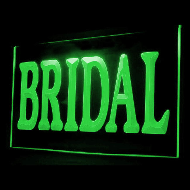 190081 Bridal Boutique Shop Home Decor Open Display illuminated Night Light Neon Sign 16 Color By Remote