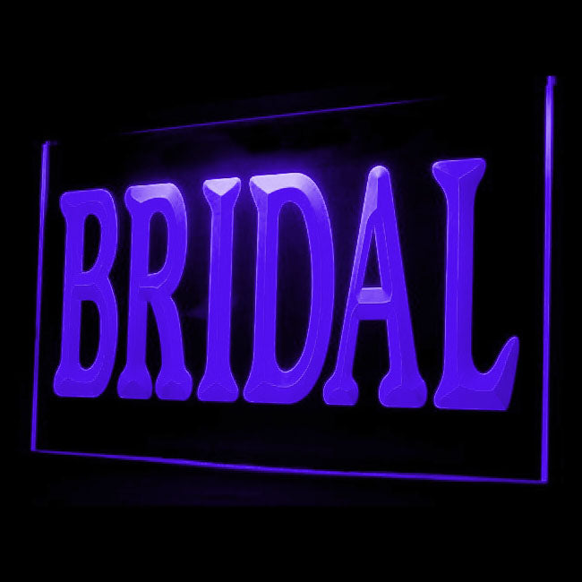 190081 Bridal Boutique Shop Home Decor Open Display illuminated Night Light Neon Sign 16 Color By Remote