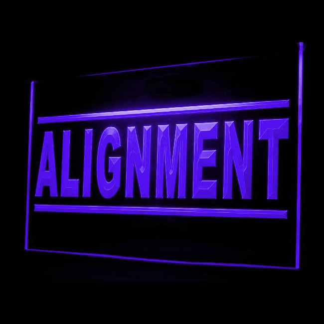 190082 Wheel Alignment Auto Shop Home Decor Open Display illuminated Night Light Neon Sign 16 Color By Remote