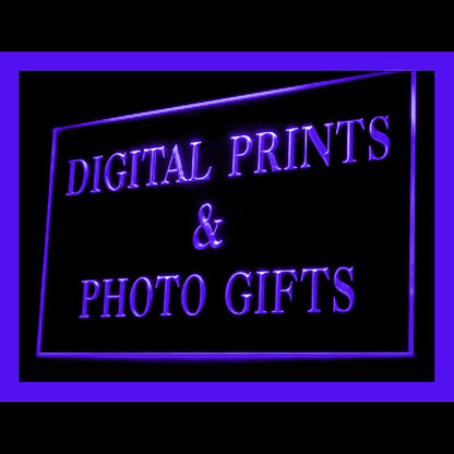 190100 Digital Prints Photo Gifts Store Shop Home Decor Open Display illuminated Night Light Neon Sign 16 Color By Remote