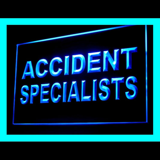 190102 Accident Specialists Store Shop Home Decor Open Display illuminated Night Light Neon Sign 16 Color By Remote