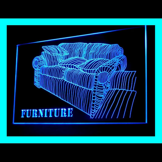 190105 Furniture Shop Home Decor Open Display illuminated Night Light Neon Sign 16 Color By Remote