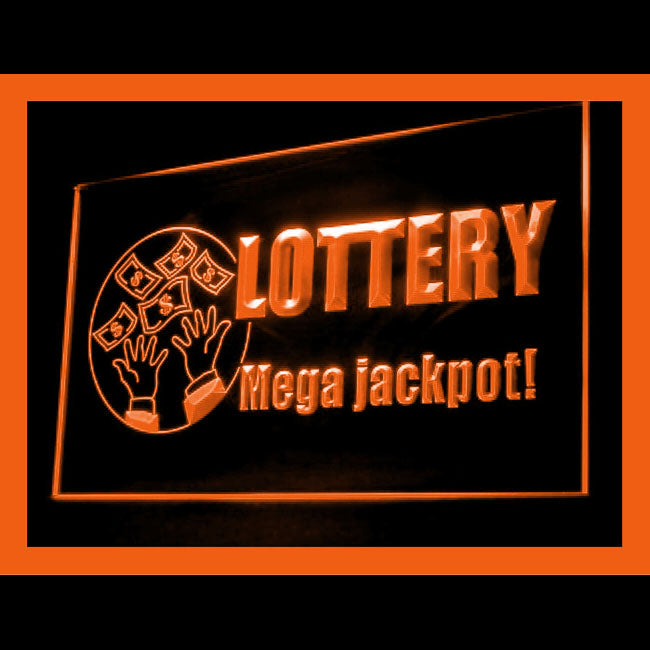190109 Lottery Ticket Store Shop Home Decor Open Display illuminated Night Light Neon Sign 16 Color By Remote